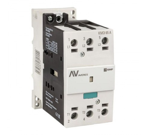 Контактор КМЭ 65А 230В АС EKF AVERES  ctr-s-70-00-230-av  EKF