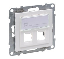 SUNO Адаптер двойной для разъемов Systimax. Цвет "Белый"  721146  Legrand