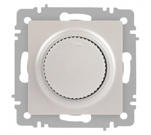 Светорегулятор Intro Accent 6-401-06 поворотный, 600Вт 230В, IP20, СУ, перламутр  Б0063680  Intro