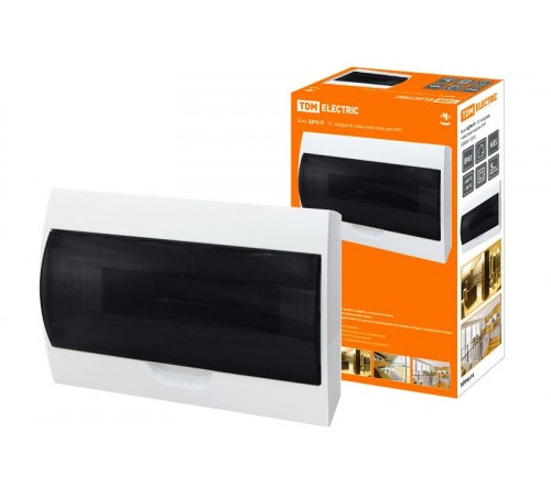 Бокс пластиковый навесной ЩРН-П-15 модулей  IP41   SQ0901-0010  TDM