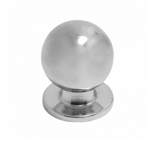 Ручка-кнопка Классик 6-001-17 хром (1 шт) - пакет   148755  Tech-KREP