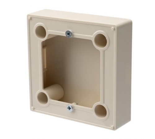 Бокс для накладного монтажа электроустановочных изделий , BN-01, бежевый  51-0569-2  REXANT