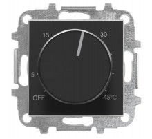 Накладка для терморегулятора 8140.9, серия SKY, цвет чёрный бархат2CLA854090A1501 ABB