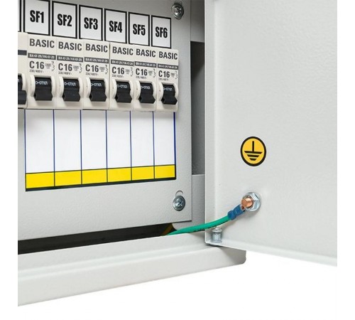 Щит осветительный ОЩВ с автоматическими выключателями 3P 1x63A 1P 6x16A  oshv-63-6  EKF