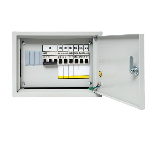 Щит осветительный ОЩВ с автоматическими выключателями 3P 1x63A 1P 6x16A  oshv-63-6  EKF
