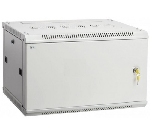 Шкаф LINEA W 9U 600x600 мм дверь металл, RAL7035  LWR3-09U66-MF  ITK