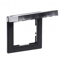 SUNO Рамка влагозащитная IP44,с откидной крышкой,1-постовая Цвет "Антрацит"  721444  Legrand