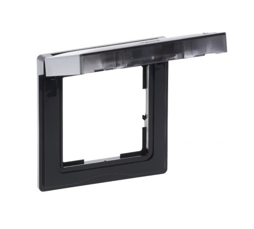 SUNO Рамка влагозащитная IP44,с откидной крышкой,1-постовая Цвет "Антрацит"  721444  Legrand