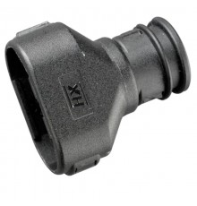 Разъем соединительный CI, нейлон 6, черный, d8мм, 2 вывода, CI08-WP2  7TCA298010R0226  ABB