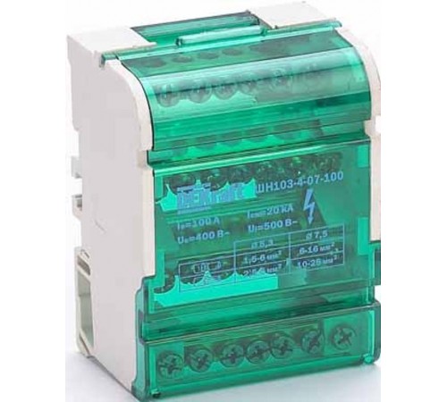 Кросс-модуль на DIN-рейку 4х7 групп, 100А ШН-103 a  32017DEK  DEKraft