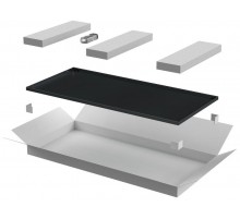 LINEA E Дверь металлическая 600мм шкафа 33U чер.  LE05-33U6X-DM  ITK