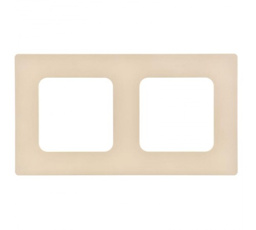 FLITE Classic Рамка 2-ая РУ-2-К-ФлСл сливочный  FI-M22-32-20-K86  IEK