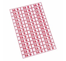 Наклейка знак электробезопасности " 36 В"10*30 мм  56-0009  REXANT