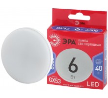 Лампа светодиодная RED LINE LED GX-6W-865-GX53 R GX53 6Вт таблетка холодный дневной свет  Б0045331  ЭРА