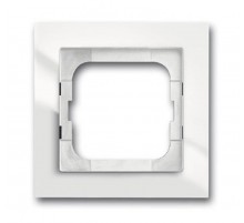 Рамка 1-постовая, для монтажа заподлицо, серия axcent, цвет белый  1753-0-4121   2CKA001753A4121  ABB
