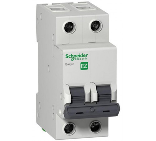 Выключатель автоматический двухполюсный EASY 9 25А C 4,5кА  EZ9F34225  Schneider Electric