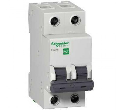 Выключатель автоматический двухполюсный EASY 9 25А C 4,5кА  EZ9F34225  Schneider Electric