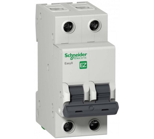 Выключатель автоматический двухполюсный EASY 9 25А C 4,5кА  EZ9F34225  Schneider Electric