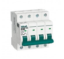 Выключатель автоматический без теплозащиты четырехполюсный ВА-103М 4P 32А характеристика C 6кА  12532DEK  Dekraft