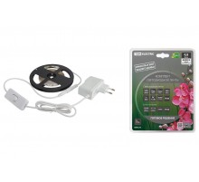Комплект светодиодной ленты SMD2835-60 LED/м-12 В-4,8 Вт/м-IP20-6000 К (3 м), 18 Вт   SQ0331-0224  TDM
