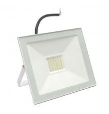 Прожектор светодиодный SFL90-50 2835 SMD 50W 6400K AC220V/50Hz IP65, белый в компактном корпусе, 205*30*160 мм  55073  SAFFIT