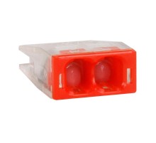 Клемма строительно-монтажная OptiKit СМК 2273-242 (с пастой) 2 отверстия 0,5-2,5 мм2  351060  КЭАЗ