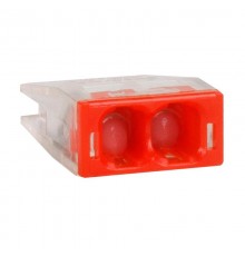 Клемма строительно-монтажная OptiKit СМК 2273-242 (с пастой) 2 отверстия 0,5-2,5 мм2  351060  КЭАЗ