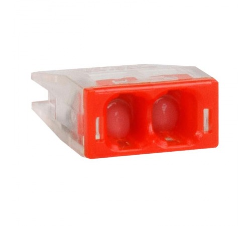 Клемма строительно-монтажная OptiKit СМК 2273-242 (с пастой) 2 отверстия 0,5-2,5 мм2  351060  КЭАЗ