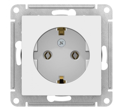 AtlasDesign Лотос Розетка с заземлением, 16А, механизм  ATN001343  SE