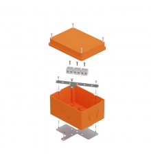 Коробка огнестойкая для о/п 40-0351-FR1.5-6 E15-E120 для о/п RAL2004 150х110х90 (6 шт/кор)  40-0351-FR1.5-6  Промрукав