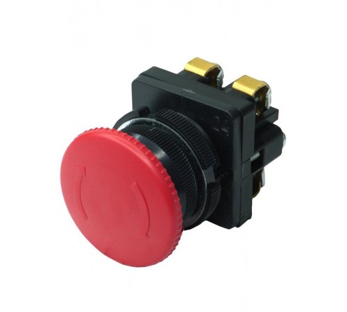 КЕ-131 У3 исп.2, красный, 1з+1р, гриб с фиксацией, IP40, 10А, 660В, выключатель кнопочный (ЭТ)  ET529293  Электротехник
