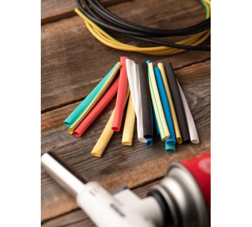 Термоусаживаемая трубка ТУТ нг 6/3 набор:7 цветов по 3шт. 100мм. EKF PROxima  tut-n-6  EKF