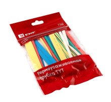 Набор ТУТ нг: 7 цветов по 5шт. Разного диаметра (4/2; 6/3; 8/4; 10/5; 12/6) 100мм. EKF PROxima  tut-n-4-r  EKF