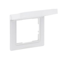 SUNO Рамка влагозащитная IP44,с откидной крышкой,1-постовая Цвет "Белый"  721144  Legrand