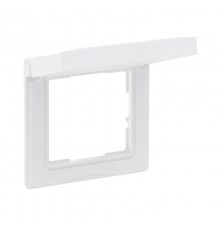 SUNO Рамка влагозащитная IP44,с откидной крышкой,1-постовая Цвет "Белый"  721144  Legrand