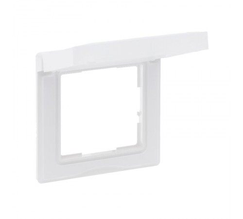 SUNO Рамка влагозащитная IP44,с откидной крышкой,1-постовая Цвет "Белый"  721144  Legrand