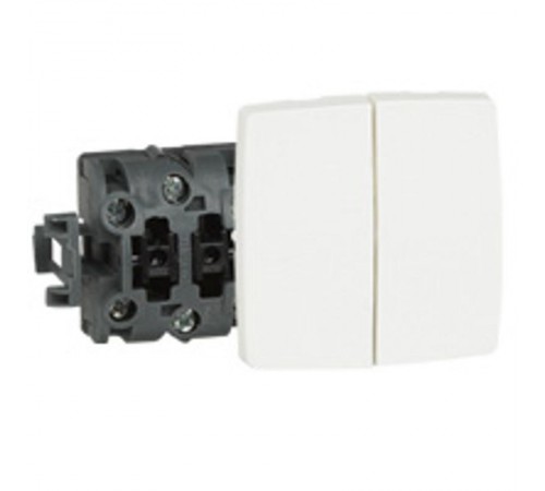 Выключатель кноп.двойной Oteo  086121  Legrand
