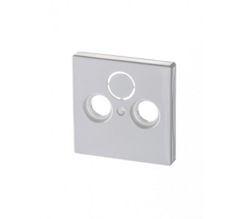 Накладка (центральная плата) для TV-R-SAT розетки, серия solo/future, цвет davos/альпийский белый  1724-0-4332   2CKA001724A4332  ABB