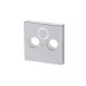 Накладка (центральная плата) для TV-R-SAT розетки, серия solo/future, цвет davos/альпийский белый  1724-0-4332   2CKA001724A4332  ABB