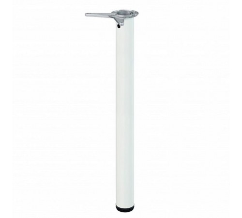 Ножка металл.круглая, нерегулир, D60х710мм, белая - накл.   148538  Tech-KREP
