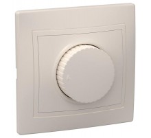 КВАРТА Кремовый Светорегулятор поворотный ВСР10-1-0-ККм  EDK10-K33-03-DM  GENERICA