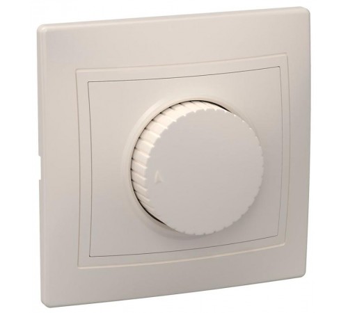 КВАРТА Кремовый Светорегулятор поворотный ВСР10-1-0-ККм  EDK10-K33-03-DM  GENERICA