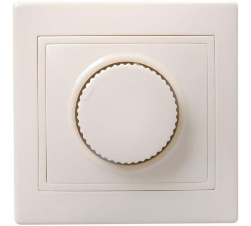 КВАРТА Кремовый Светорегулятор поворотный ВСР10-1-0-ККм  EDK10-K33-03-DM  GENERICA