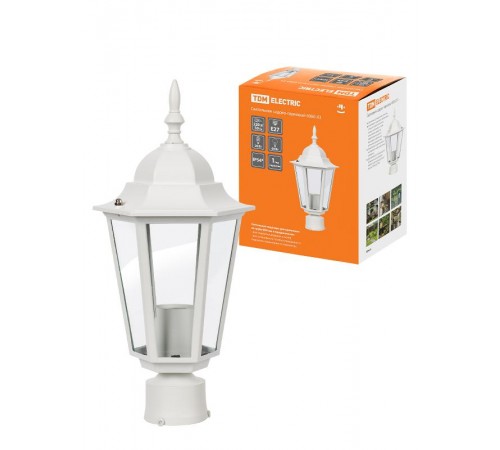 Светильник садово-парковый ЛТУ 6060-23 60Вт ЛН/КЛЛ/LED E27 IP33 шестигранник  SQ0330-0063  TDM