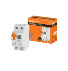 Автоматический выключатель дифференциального тока АВДТ 32 C50 100мА  SQ0202-0034  TDM