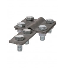 Зажим контрольный полоса-прут , полоса 40х4 - прут 6-10 мм, термодиффузия   SQ2401-0046  TDM