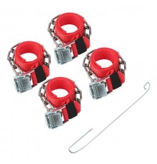 Цепи (браслеты) противоскольжения для легковых автомобилей, однорядные, к-т 4 шт.  07-7024-1  REXANT