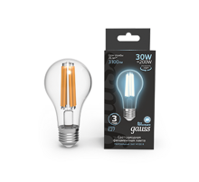 Лампа светодиодная Filament А70 30W 3100lm 4100К Е27 LED 1/10/40  102902230  Gauss