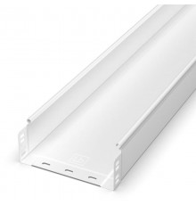 Лоток неперфорированный Стандарт 200х80х3000 (0,8 мм) RAL 9003 (6 м/уп)  PR16.10306  Промрукав