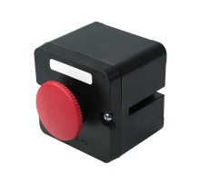 ПКЕ 212-1 У3, 10А, 660В, 1 элемент, красный гриб, накладной, IP40, пост управления (ЭТ)  ET519064  Электротехник